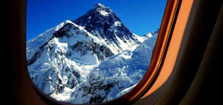 Everest Seen From Window