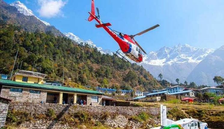 Lukla to Kathmandu by Helicopter flight