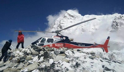 Helicopter Rescue from Everest