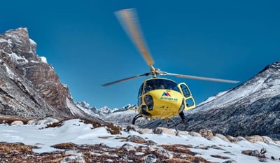 Syangboche to Lukla or Lukla to Syangboche Helicopter Flight