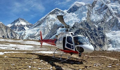 Namche to Kathmandu Helicopter Flight