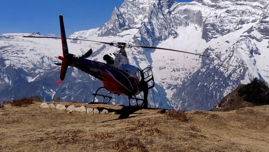 Pheriche to Lukla Helicopter Service