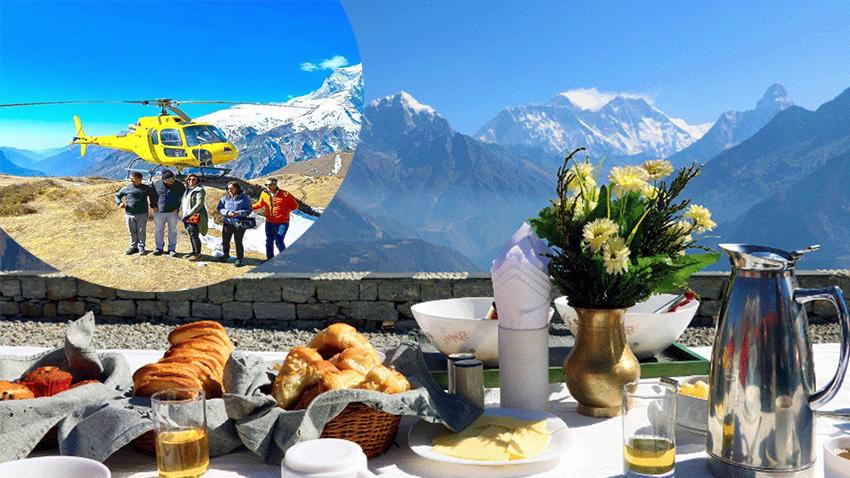 EBC Heli Tour Video Itinerary